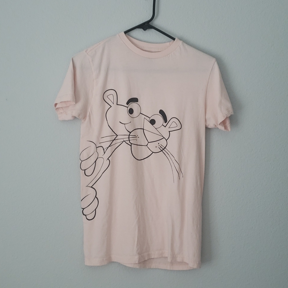 Pink Panther Cartoon Graphic Tee